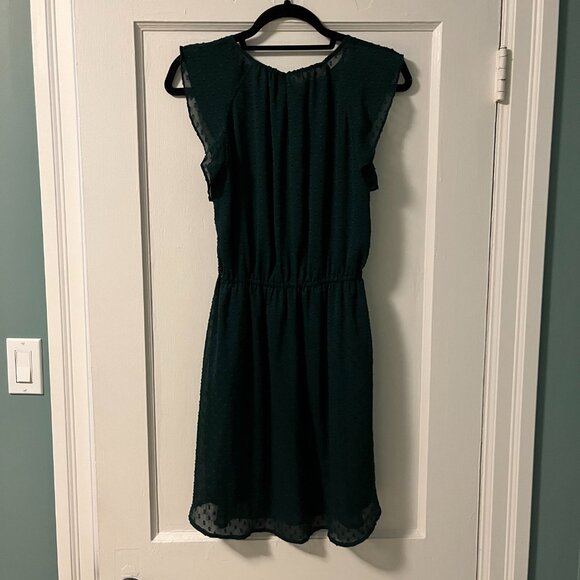 Green Swiss Dot H&M Dress - Medium - Picture 2 of 7